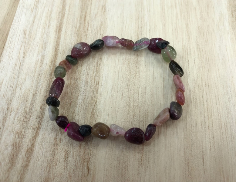 Pulsera Turmalina sandía forma